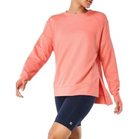 Sweaty Betty Tops - Sweaty Betty After Class Pink Sweatshirt Small